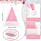 20 Pcs Santa Hat, Christmas Hat Bulk Plush Unisex Xmas Hats for Adults Women & Men Party Costume(Pink)